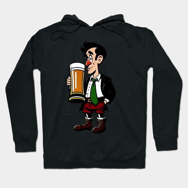 Beer Drinker Hoodie by ArtShare